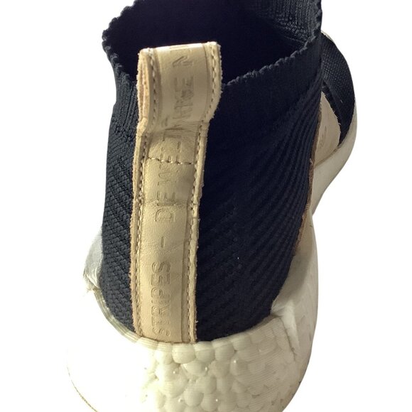 Adidas NMD CS1 Primeknit Shoes 6 Black Beige Slip On Boost Sole Women's - Picture 14 of 16